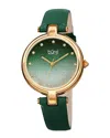 Burgi Women's Leather Watch