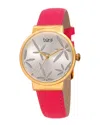 Burgi Women's Leather Watch