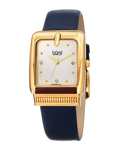 Burgi Women's Leather Watch