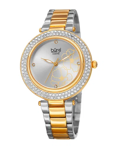 Burgi Women's Stainless Steel Watch In Multi