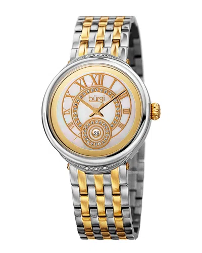 Burgi Women's Stainless Steel Watch