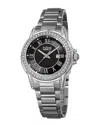 Burgi Women's Stainless Steel Watch