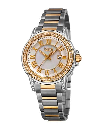 Burgi Women's Stainless Steel Watch