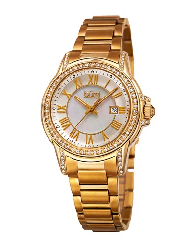 Burgi Women's Stainless Steel Watch