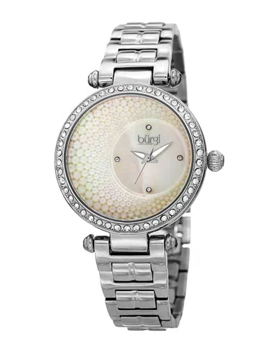 Burgi Women's Stainless Steel Watch