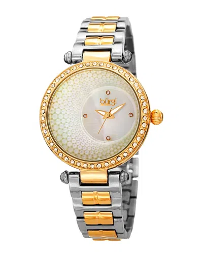 Burgi Women's Stainless Steel Watch