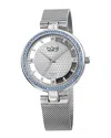 Burgi Women's Stainless Steel Watch