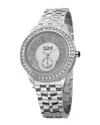Burgi Women's Stainless Steel Watch