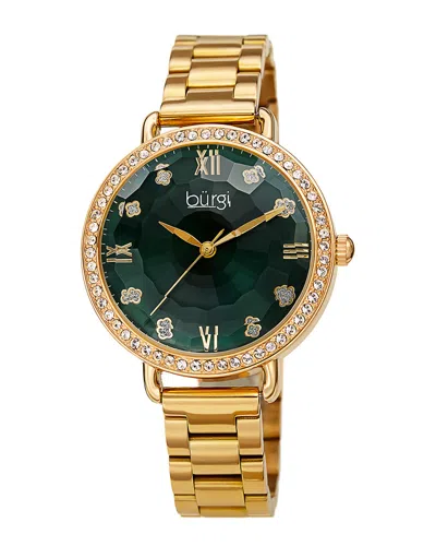 Burgi Women's Stainless Steel Watch