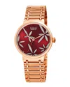 Burgi Women's Stainless Steel Watch