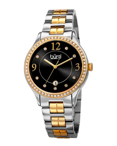 Burgi Women's Stainless Steel Watch