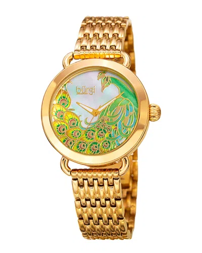 Burgi Women's Stainless Steel Watch In Gold
