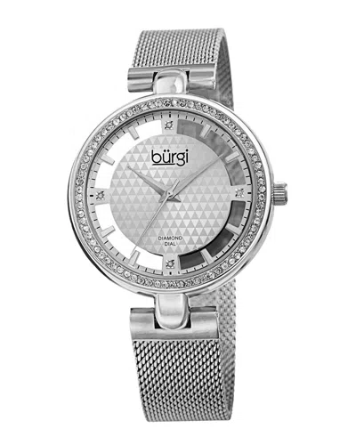 Burgi Women's Stainless Steel Watch In Metallic