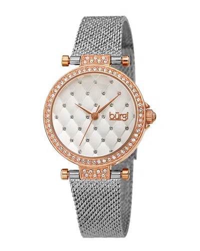Burgi Women's Stainless Steel Watch In Gold