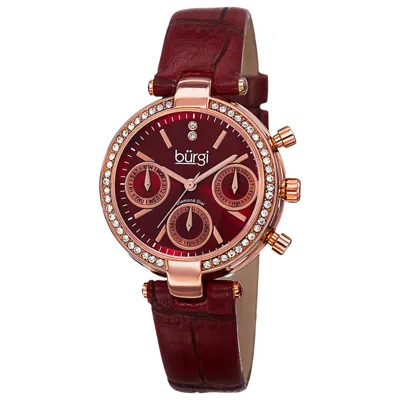 Burgi Women's Watch Bur129rd In Red