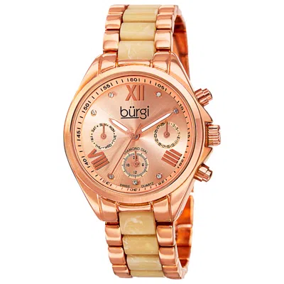 Burgi Women's Watch Bur130rgw In Orange