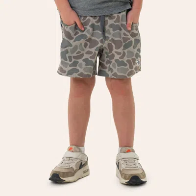 Burlebo Boys' Classic Deer Camo Athletic Shorts In Multi