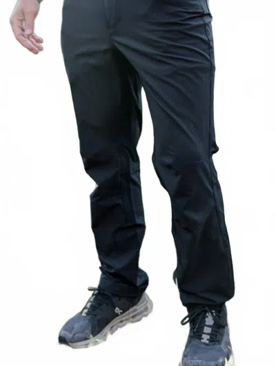Burlebo Challenger Pant In Midnight Black In Blue