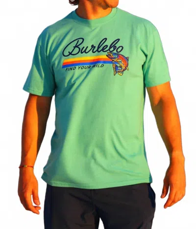 Burlebo Find Your Wild Short Sleeve Pocket Tee In Island Reef In Black