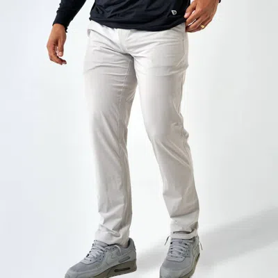 Burlebo Lightweight Performance Pants In Stone Grey In Neutral