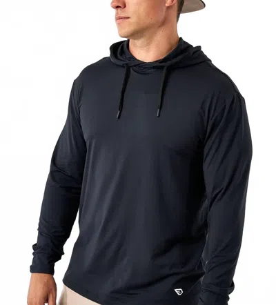 Burlebo Long Sleeve Performance Hoodie In Black