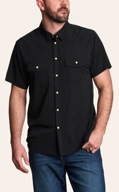 Burlebo Men's Black Performance Outdoor Shirt