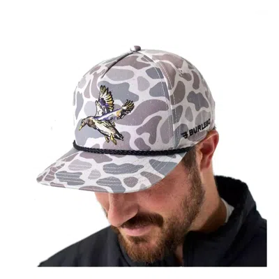 Burlebo Men's  Diving Mallard Adjustable Hat In Gray