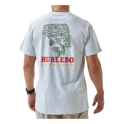 Burlebo Men's  Fish Wild T-shirt In White
