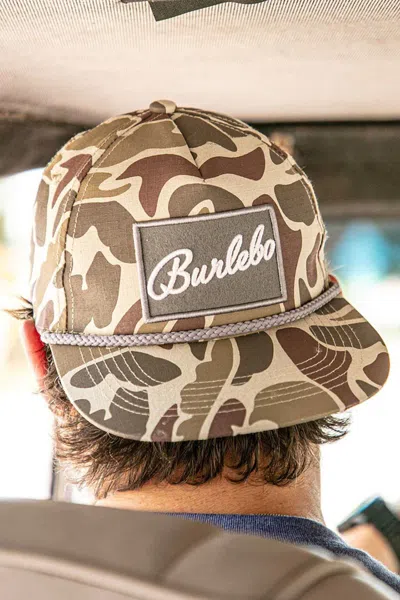 Burlebo Men's  Grey Patch Adjustable Hat In Brown