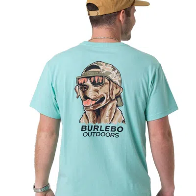 Burlebo Men's  Mallard Dog T-shirt In Green