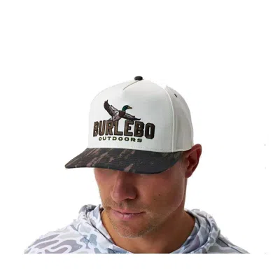 Burlebo Men's  Mighty Duck Adjustable Hat In White