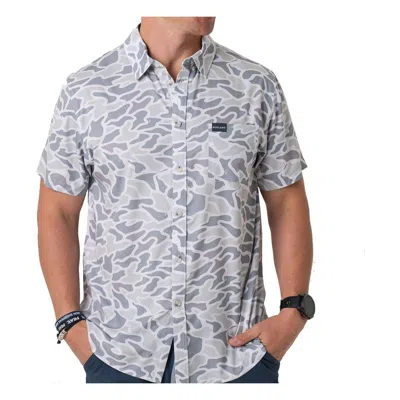 Burlebo Men's  Performance Button Up Shirt In Gray