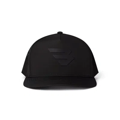 Burlebo Men's  Performance Flying B Logo Adjustable Hat In Black