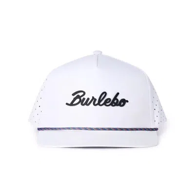 Burlebo Men's  Performance Tour Adjustable Hat In White