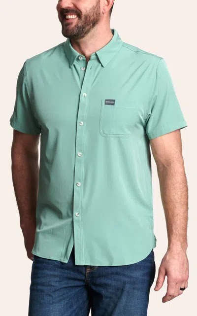 Burlebo Men's Ocean Performance Outdoor Shirt In Blue
