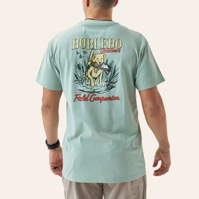 Burlebo Men's Sage Field Companion Graphic T-shirt In Blue