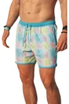 Burlebo Men's Swim Trunks In Mayan In Multi