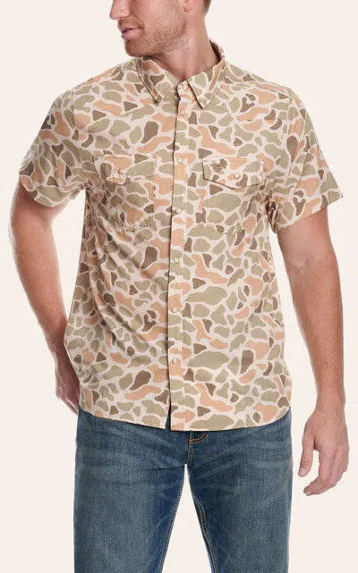 Burlebo Men's Venado Camo Performance Western Shirt In Multi