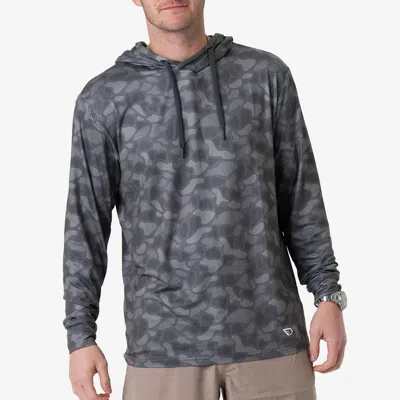 Burlebo Performance Hoodie In Stone Camo In Multi