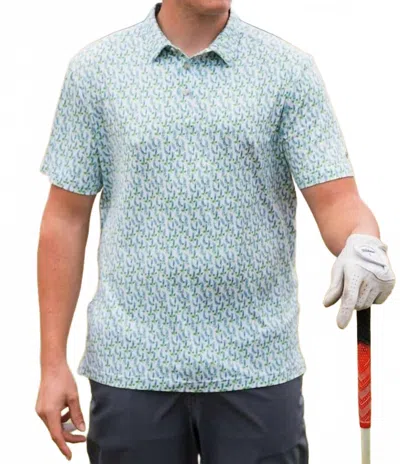 Burlebo Performance Polo In Bluebonnets