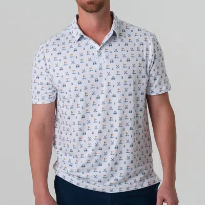 Burlebo Performance Polo In Hole In One In Multi