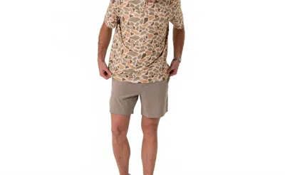 Burlebo Quick Dry Performance Polo In Venado Camo In Multi