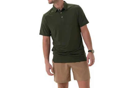 Burlebo Quick-drying Performance Polo In Mallard Green