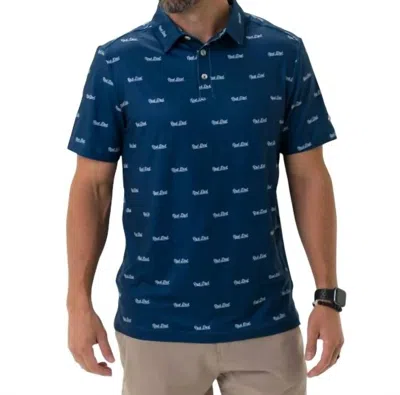 Burlebo Rad Dad Performance Polo In Navy In Blue