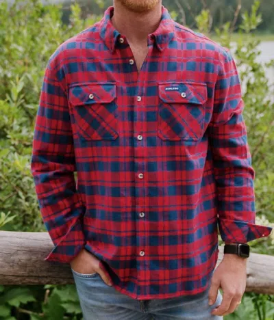 Burlebo Redwood Flannel In Brown