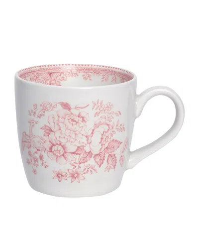 Burleigh Asiatic Pheasants Mug In Pink