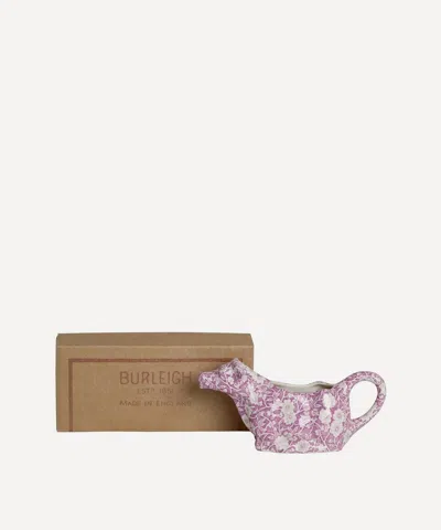 Burleigh Blossom Calico Cow Creamer