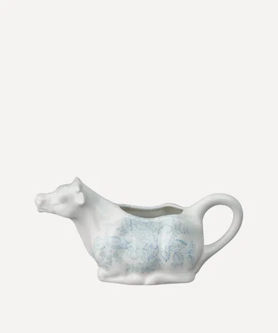 Burleigh Blue Asiatic Pheasants Cow Creamer