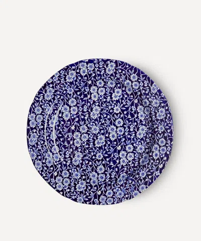 Burleigh Blue Calico 26cm Plate Set Of 4