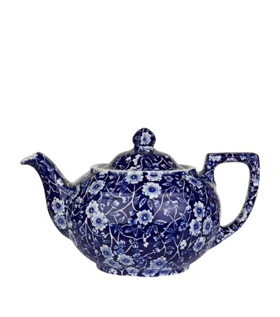Burleigh Blue Calico Small Teapot